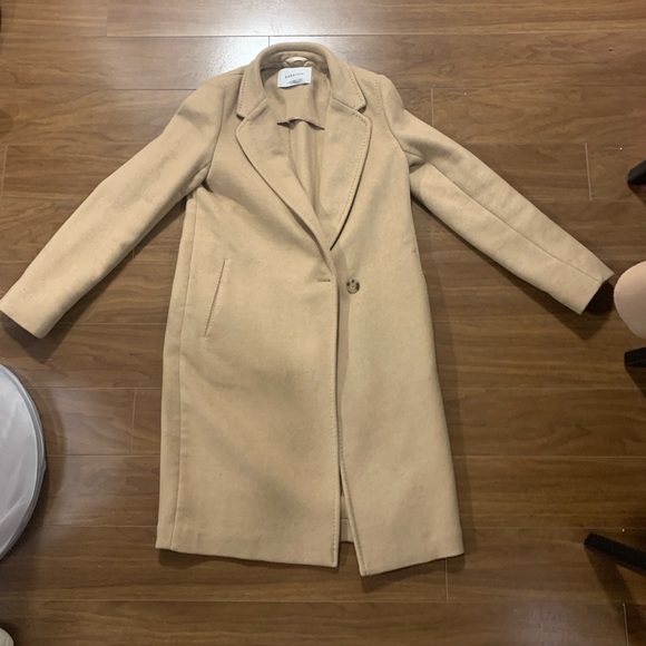 Aritzia Babaton Stedman Wool Coat in Camel Sz XS - Picture 2 of 2